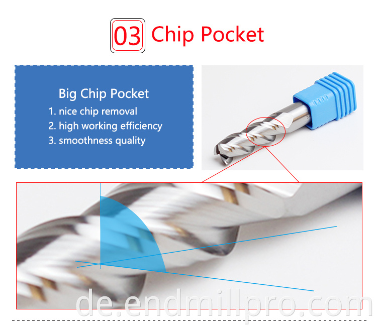 SQUARE END MILL FOR ALUMINUM 